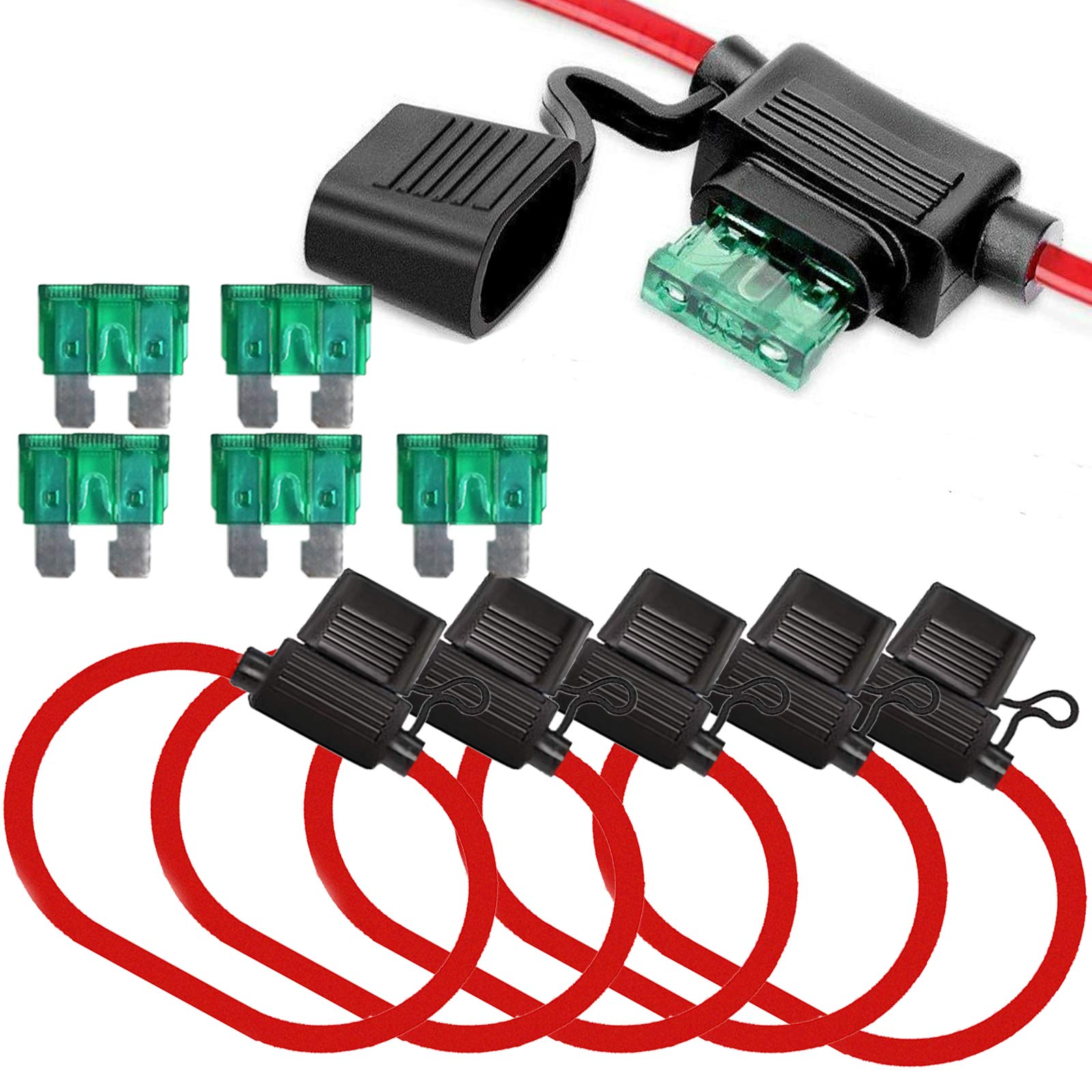 Buy Inline Fuse Holders MuHize 12 Gauge Fuse Tap, Automotive Fuse