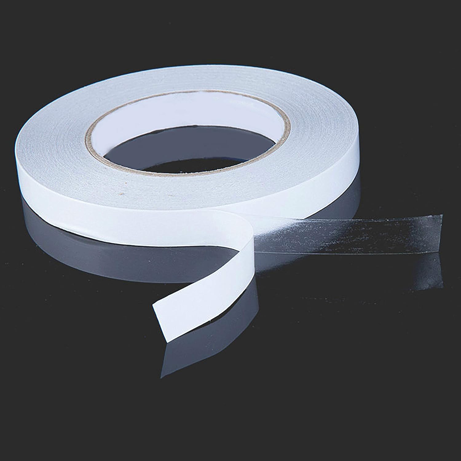 Double Sided Tape 3 Rolls Adhesive Sticky Tapes 2 Sided Tape for Scrapbook, Photos Wall DIY Craft Projects, 50M Long, 8mm/ 10mm / 12mm Wide - Image 3