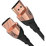 Monster HDMI 4K HDMI Ultra High-Speed Rose Gold 2.1 Cable – 21 Gbps, 4K at 60Hz for Superior Video and Sound Quality – HDMI C
