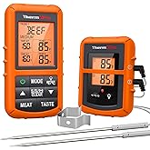 ThermoPro TP20 500FT Wireless Meat Thermometer with Dual Meat Probe, Digital Cooking Food Meat Thermometer Wireless for Smoke
