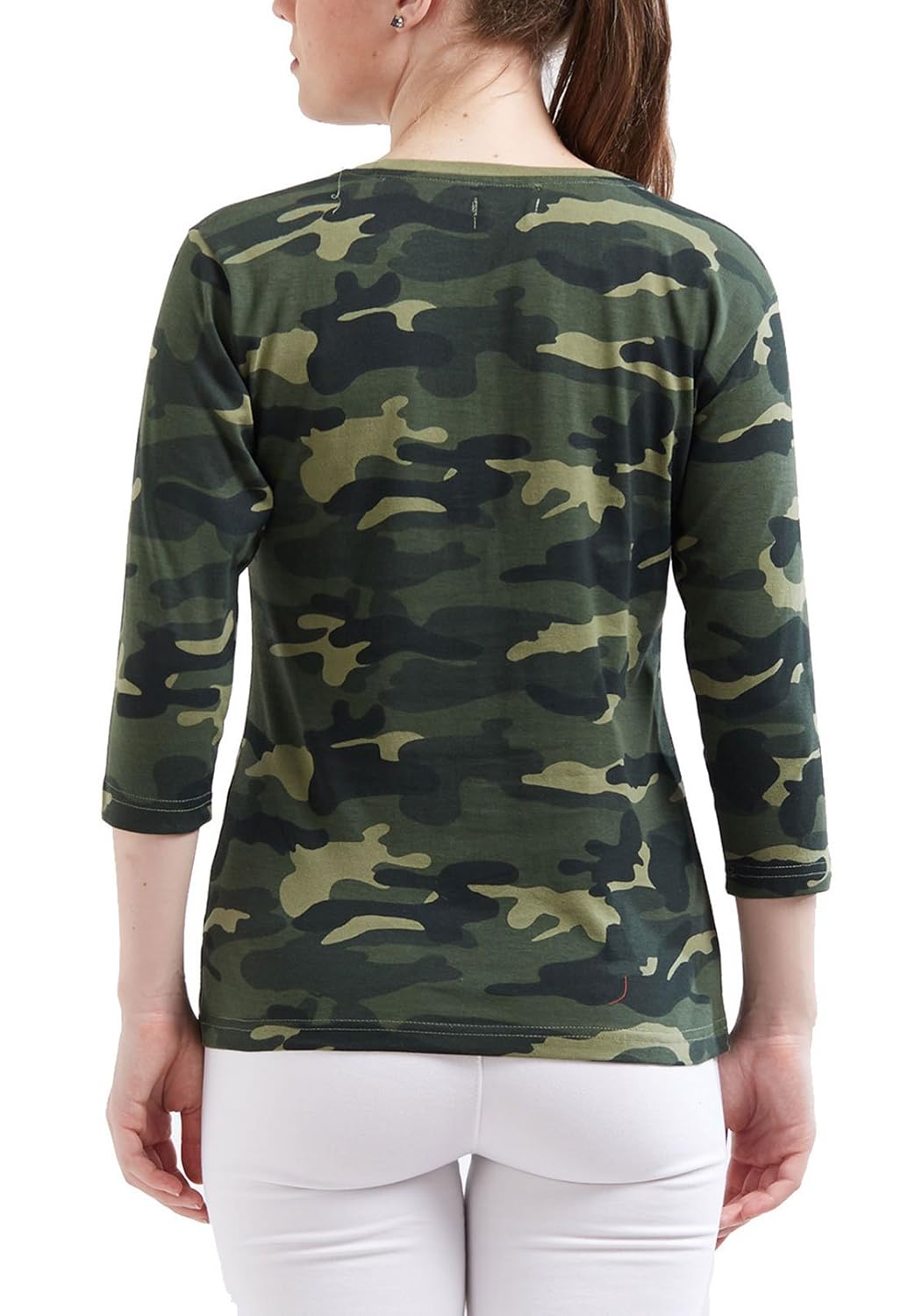 wear your opinion women's camouflage t-shirt
