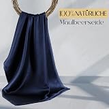 ZIMASILK 100% Mulberry Silk Pillowcase 19 Momme 80x80 Navy Blue view 2