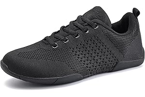 SYIEMNK Cheer Shoes for Girls Womens White Cheer Shoes Youth Cheerleading Shoes Competition Sports Training Athletic Comfortable Flats Breathable Soft Kids Cheer Sneakers