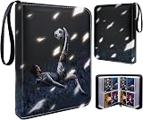 nicekool Trading Card Album Binder 400 Cards 50 Pages Black Football Card Holder view 1