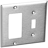 Leviton S126 2-Gang 1-Toggle, Decora/GFCI Device