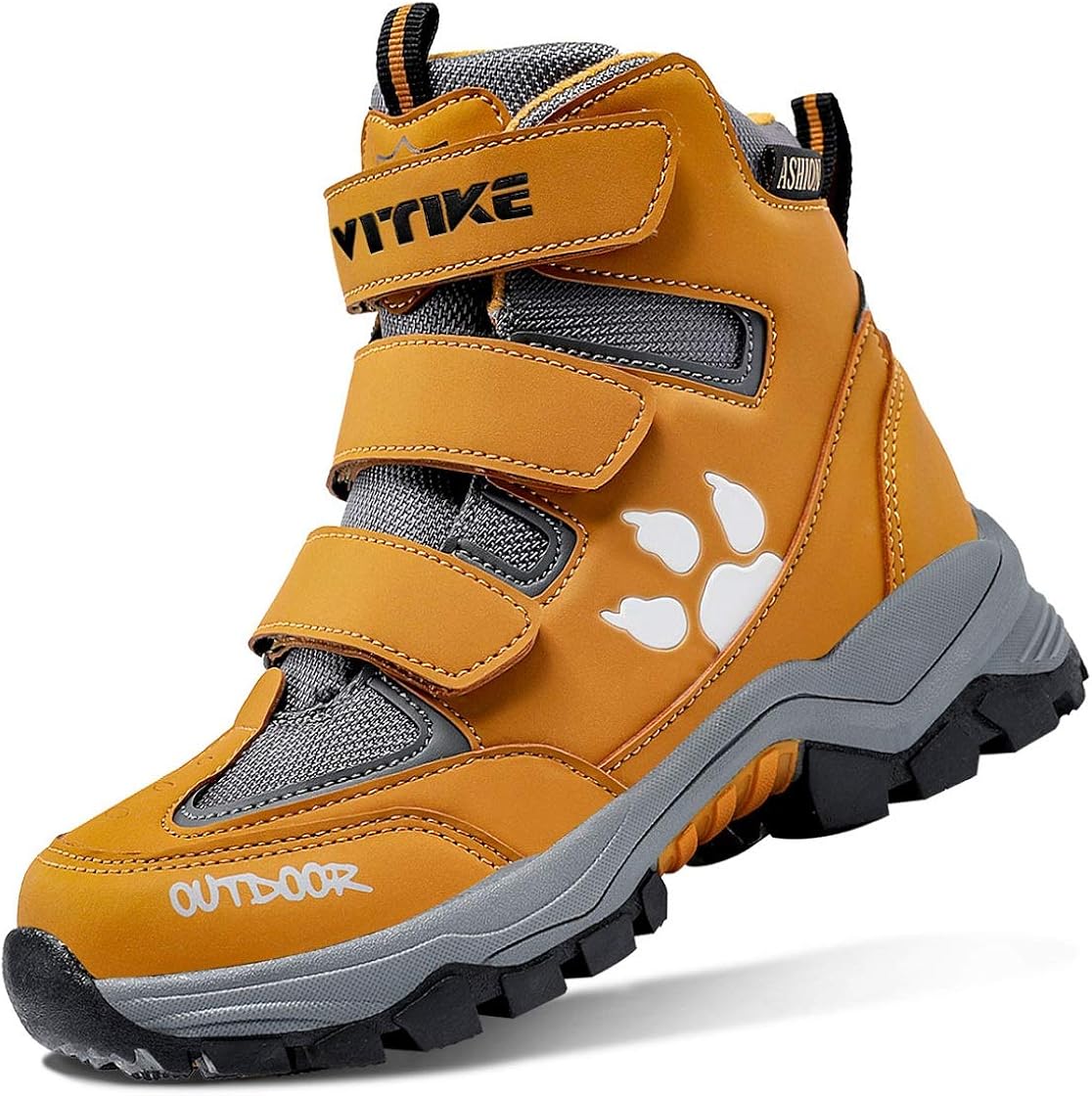  | Kid Snow Boots for Boys Snow Shoes Winter Boots for Girl Sneaker Hiking Boots Outdoor Steel Buckle Anti-Slip Boots(Toddler/Little Kid/Big Kid) | Snow Boots