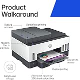 HP Smart Tank 7605 All in One Printer Colour Wireless Ethernet 2 Sided view 5