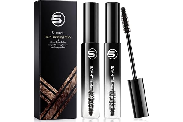 Samnyte Hair Finishing Stick, 2 Pack × 18 ml Hair Mascara for Flyaway Hair, Non-greasy Fly Away Hair Stick, Moisturizing Hair