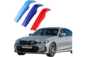 VaisbyTown Automotive Grill Inserts for BMW 2023 2024 3 Series G20 330i 330e 320i 320d Sedan xDrive 8-Beam, Front Grille Accessories