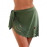 Blooming Jelly Womens Bathing Suit Coverups Cutout Beach Cover Up Sarong Skirt Swimwear 2025 Cover-Ups