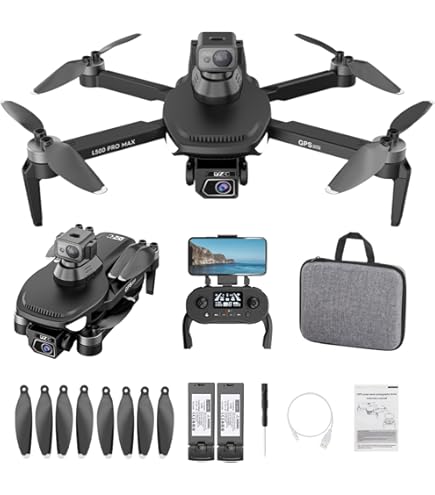 Amazon.com: S116 GPS Drone with Screen Controller, Two-batteries