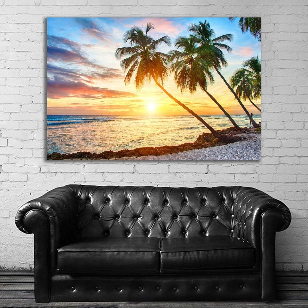 Amazon Co Jp ビーチ 特大 ポスター 150x100cm 海 ハワイ おしゃれ 写真 アート 雑貨 海外 リゾート カフェ グッズ フォト 大判 大 夕日 ヤシの木 壁紙 4 ホビー 通販