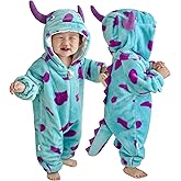 Latnnut Baby Romper Winter Flannel Animal Onesie Outfit Infant Boys Girls Clothes Newborn Bodysuit Jumpsuit