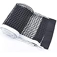ISCRIO Ping Pong Net Nylon Pingpong Net for Indoor Outdoor School Gym Black Table Tennis Replacement Net