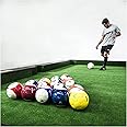 NENAGGE 16 Pcs Billiard Snook Soccer Ball Football Full Set Gaint Snookball Snooker Street Game Sport Toy Poolball Inflatable Billiards Adult Outdoor Game Entertainment, Gift