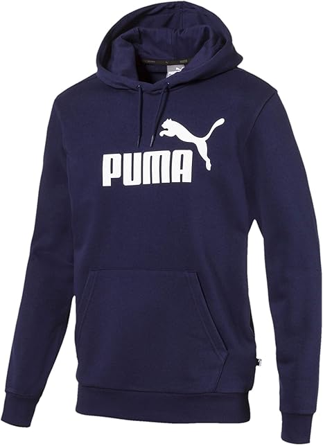 Puma Men's Ess Hoodie Tr Big Logo Sweatshirt: Amazon.co.uk: Clothing