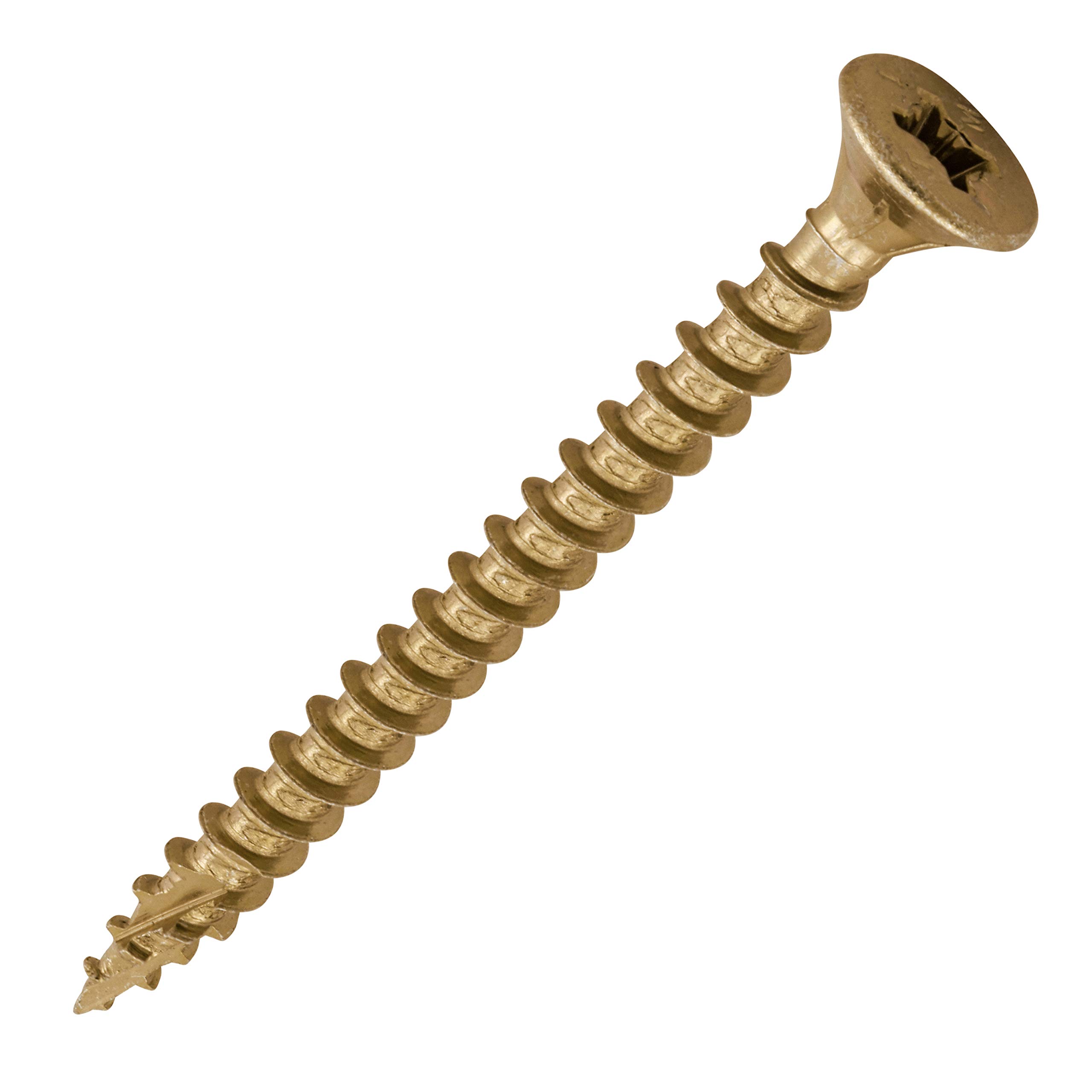 TIMCO C2 Strong-Fix Multi-Purpose Premium Countersunk Gold Woodscrews - 5.0 x 70 - Box of 200