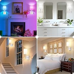 14.5 Inch Battery Operated Wall Sconces Set of 2