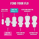 FLO Bamboo Period Pads Super Absorbent Winged Day & Night 15 Count view 5