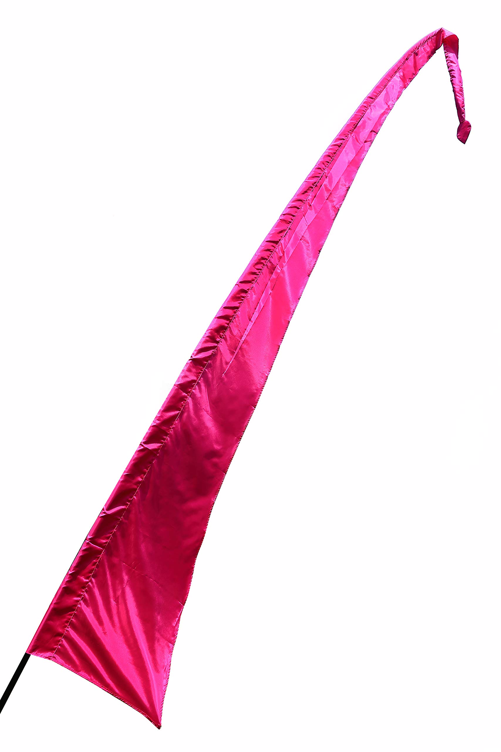 Pink Pineapple Festival Flag 5 Metres Long – No Pole – Bright Coloured Flag, Parachute Silk Festival Flags, Carnival, Camping, Tent Finder Flag Pennant (Fuchsia)