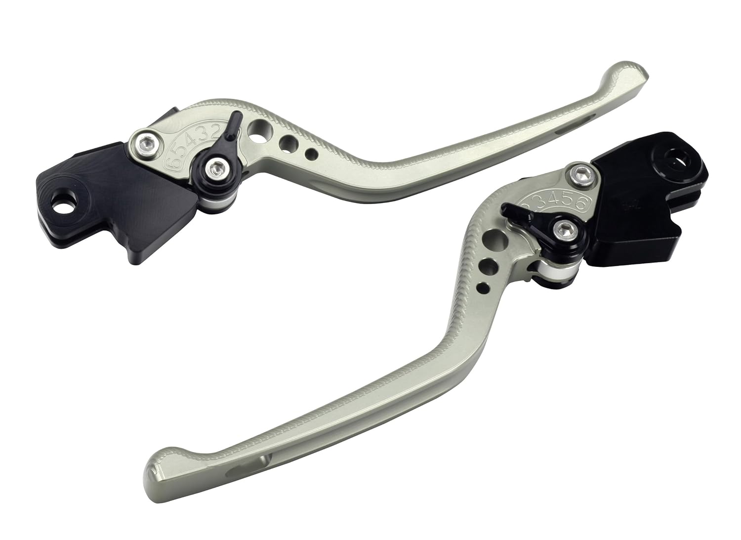 BIKETEK CNC ADJUSTABLE SPORTS GUNMETAL COLOUR CLUTCH & BRAKE LEVER