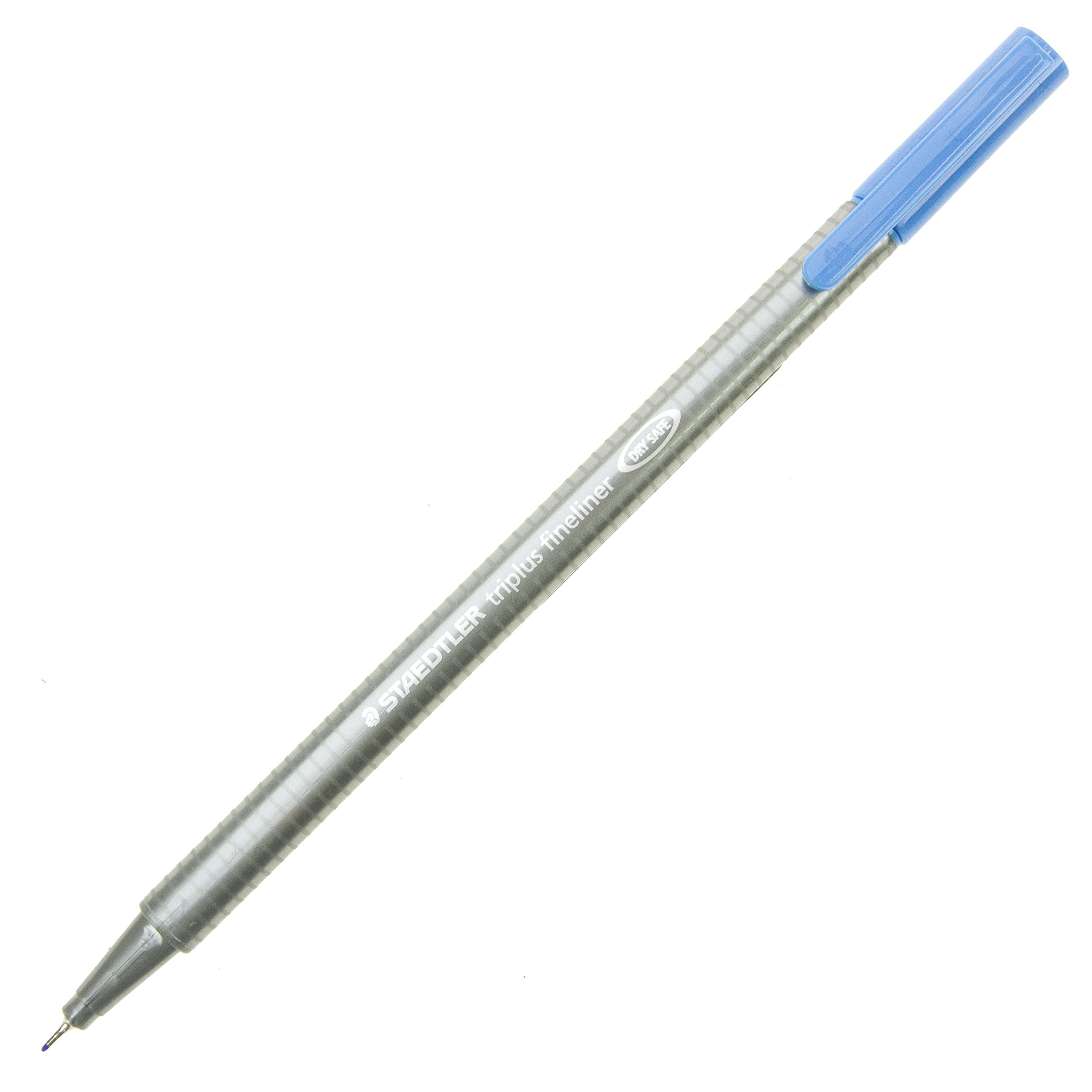 Staedtler Triplus Fineline 334 – Superfine Tip 0.3 mm Blue, Grey