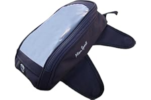 GEARS Mini Sport Magnetic Motorcycle Tank Bag for Securely Storing Essentials on Daily Rides | Low-Profile Design, Water-Resistant, UV-treated Polyester
