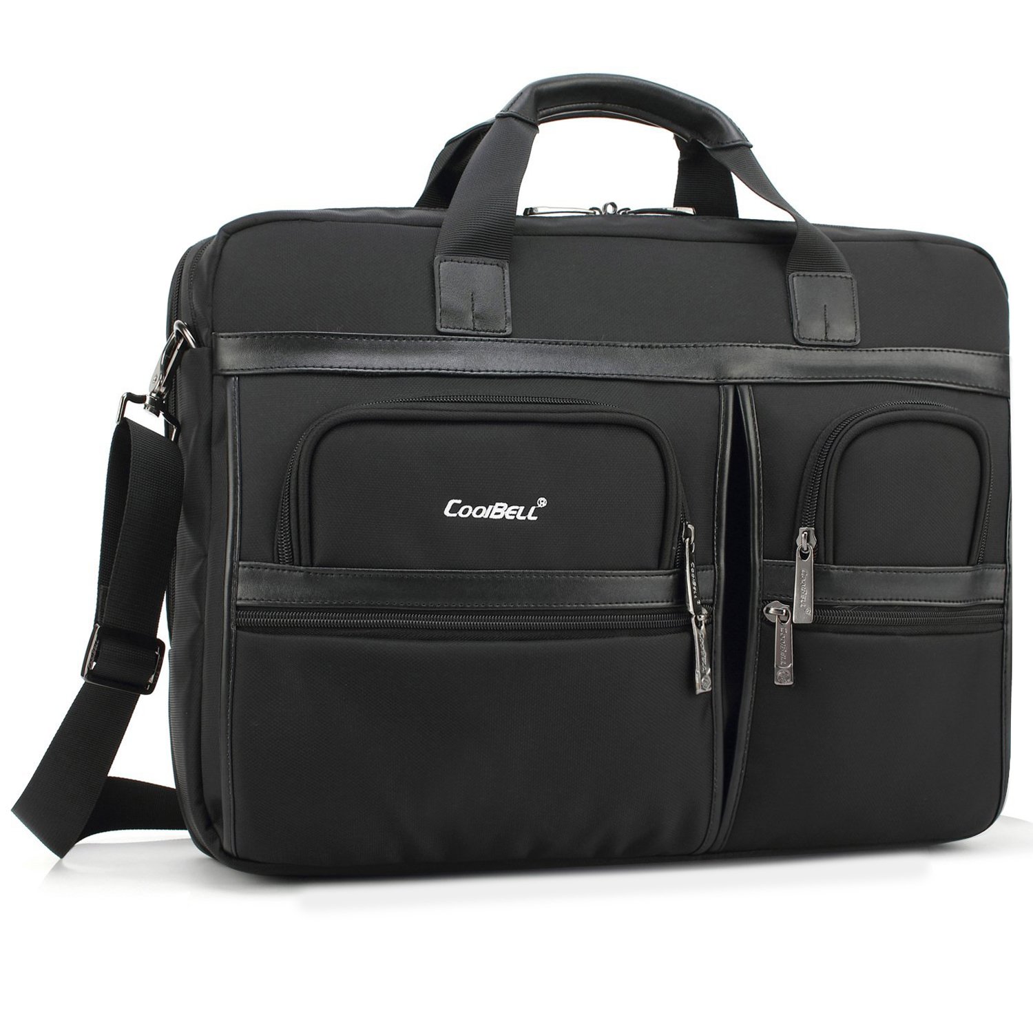CoolBELL Laptop Briefcase, 17.3 Inch Protective Messenger Bag Nylon