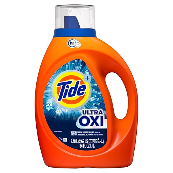 TIDE ULTRA OXI LIQUID LAUNDRY DETERGENT, FRESH, 84...