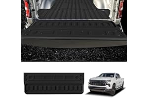 LASFIT Truck Tailgate Mat 2020-2026 for Chevrolet Chevy Silverado & GMC Sierra 2500HD/3500HD (Not Fit MultiPro Tailgate/Power Tailgate), All Weather TPE Tailgate Protector for Chevrolet Accessories