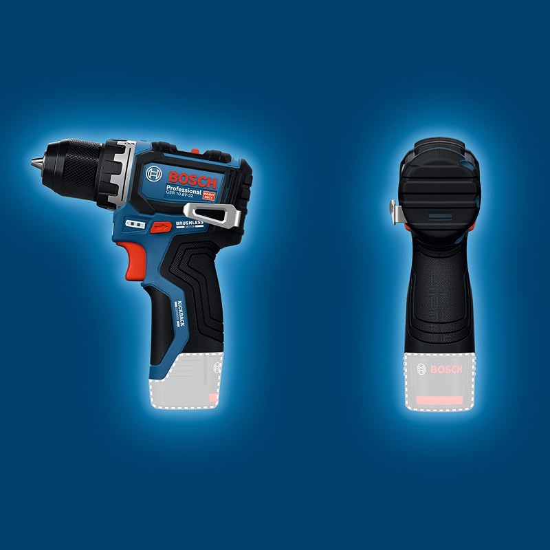 12V System Akku-Bohrschrauber GSR 12V-32 (Advanced KickBack Control, bürstenloser Motor, inkl. 2,0-Ah-Akku, GAL12V-20, Werkzeugtasche) Battery Powered