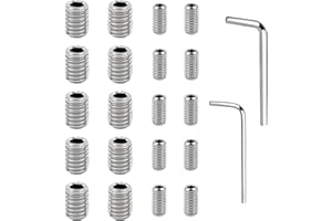 Zfegto W11366418 Refrigerator Freezer Door Handle Mounting Set Screw - AM 1-5-1 - EA221008/EA230910 Compatible with Most Refrigerator， Equipped with a Hexagonal Wrench for Installation, 10 Pcs