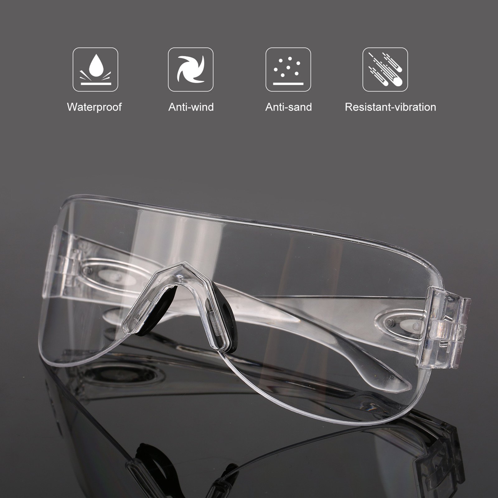 2pcs Clear Lenses Children's Safety Glasses,Protective Goggles Eyeware