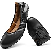 DREAM PAIRS Women’s Ballet Flats Foldable Round Toe Dressy Comfortable Slip On Dress Shoes