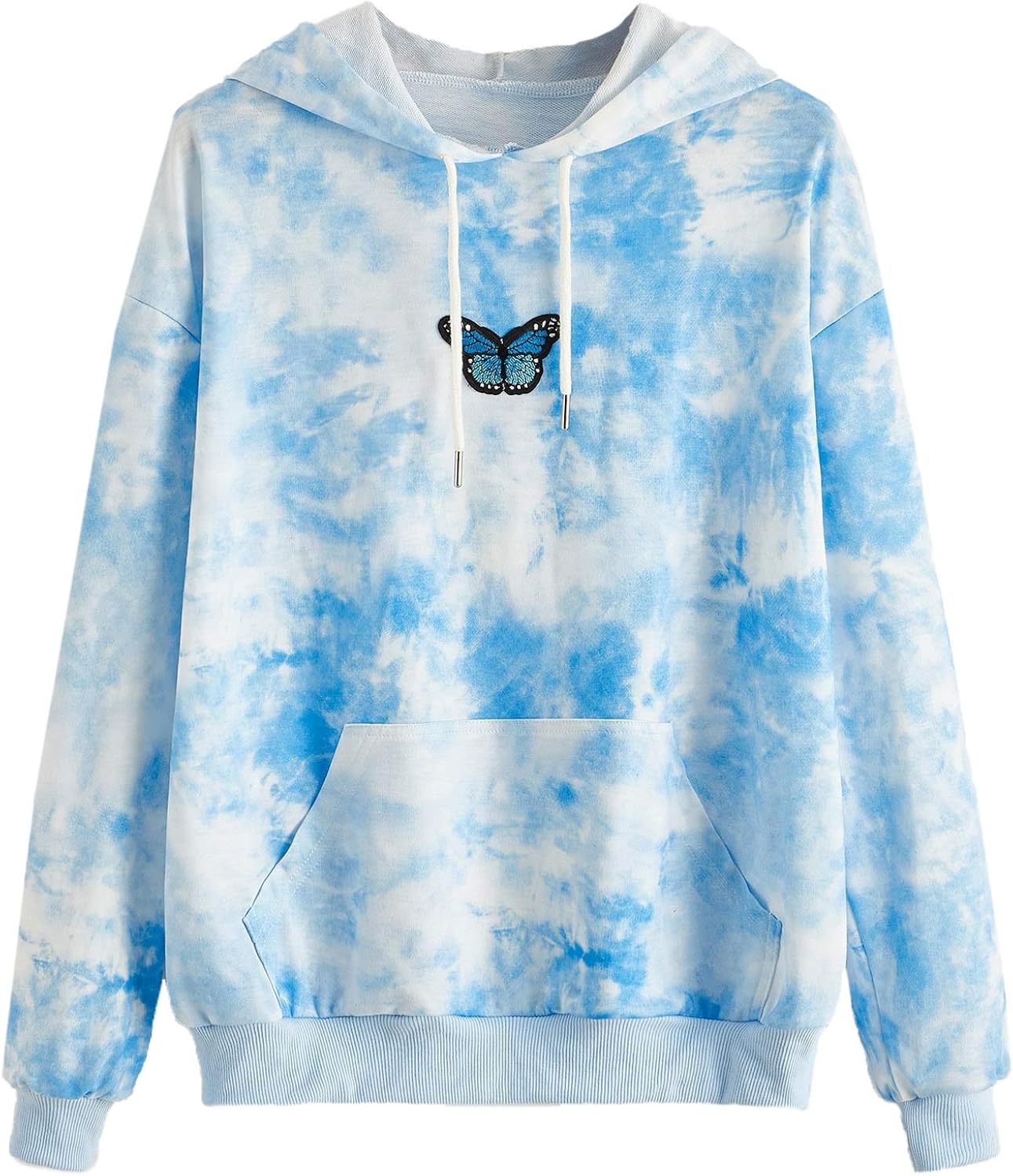 kangaroo pocket drawstring hoodie