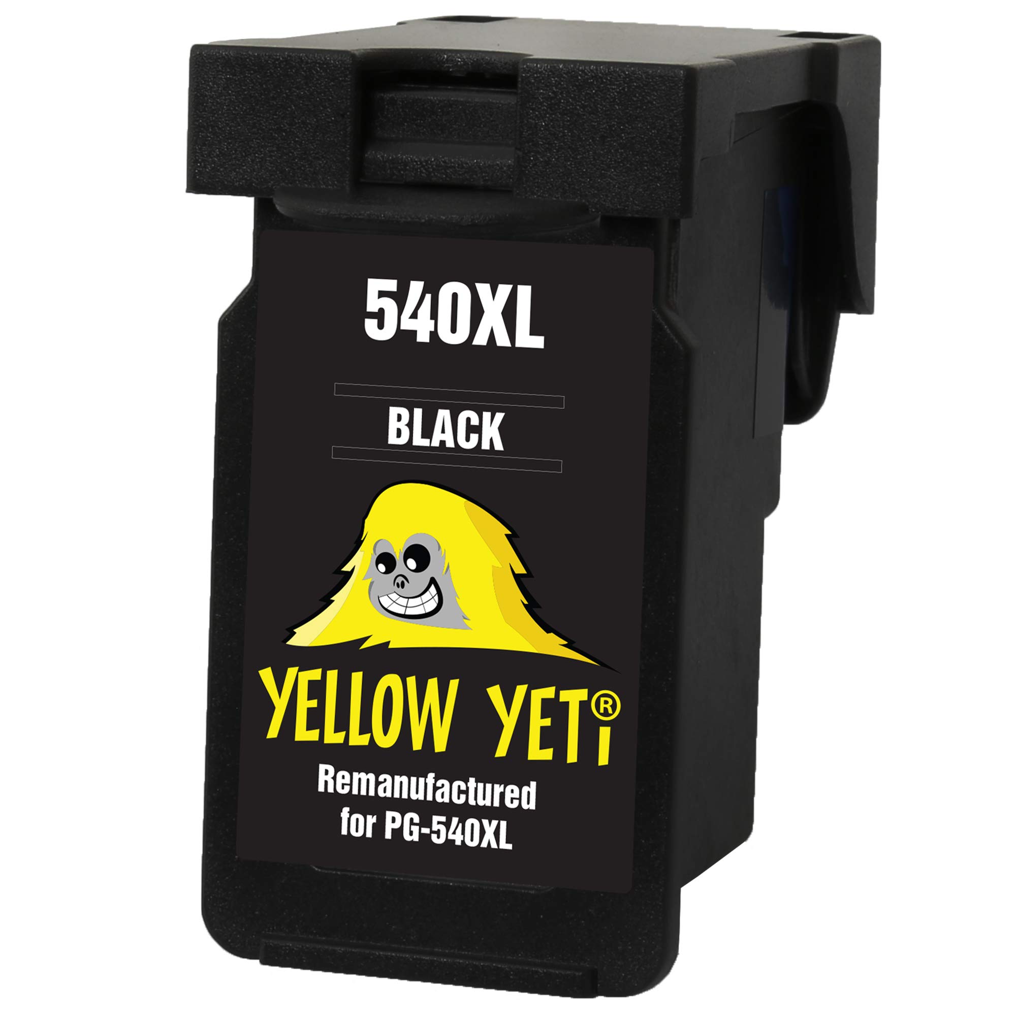 YELLOW YETI PG-540XL PG-540 XL Remanufactured Black Ink Cartridge for Canon Pixma MG3250 MG3550 MG4250 MG3150 MX395 MX535 MG3650 MG2250 MG2150 MX525 MX475 MX435 MX375 MX455 MG4150 [3 Years Warranty]