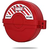 TRADESAFE Gate Valve Lockout - Red Lockout Tagout