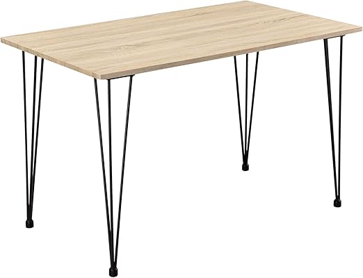 En Casa Design Esstisch Hairpin In Eichen Optik 120x70cm Kuchentisch Esszimmertisch Tisch Mit Hairpin Legs Amazon De Kuche Haushalt