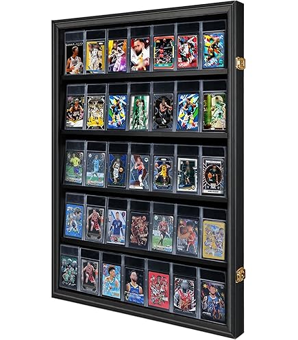 baseball card display case michaels Amazon.com: Verani Baseball Card Display Case - Sports Card Display Frame