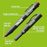 Tracer Clog-Free Construction Marker Kit with Site Holster Black Blue Red view 4
