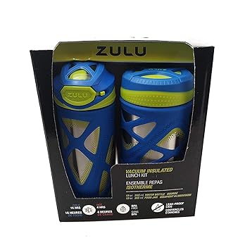zulu kids water bottle and canister set