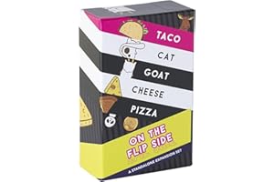 DOLPHIN HAT GAMES Taco Cat Goat Cheese Pizza On The Flip Side – Standalone Expansion Set for The Party Card Game – Wildly Entertaining for Kids, Teens, Adults, and Families – 10-15 Min, Age 7+, 2-8 Players