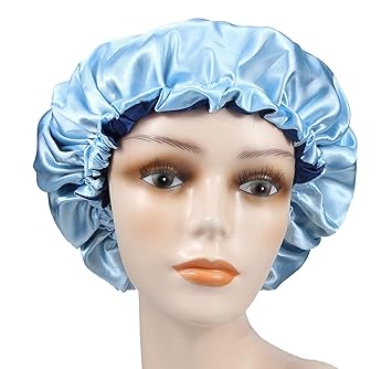 Buy Dehman Adjustable Satin Sleep Cap Hair Bonnet Double Layered