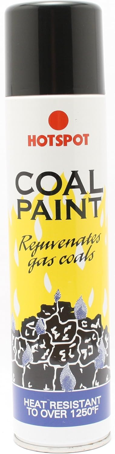 Hotspot COAL PAINT 300ml, Black/White, 300 ml (Pack of 1)