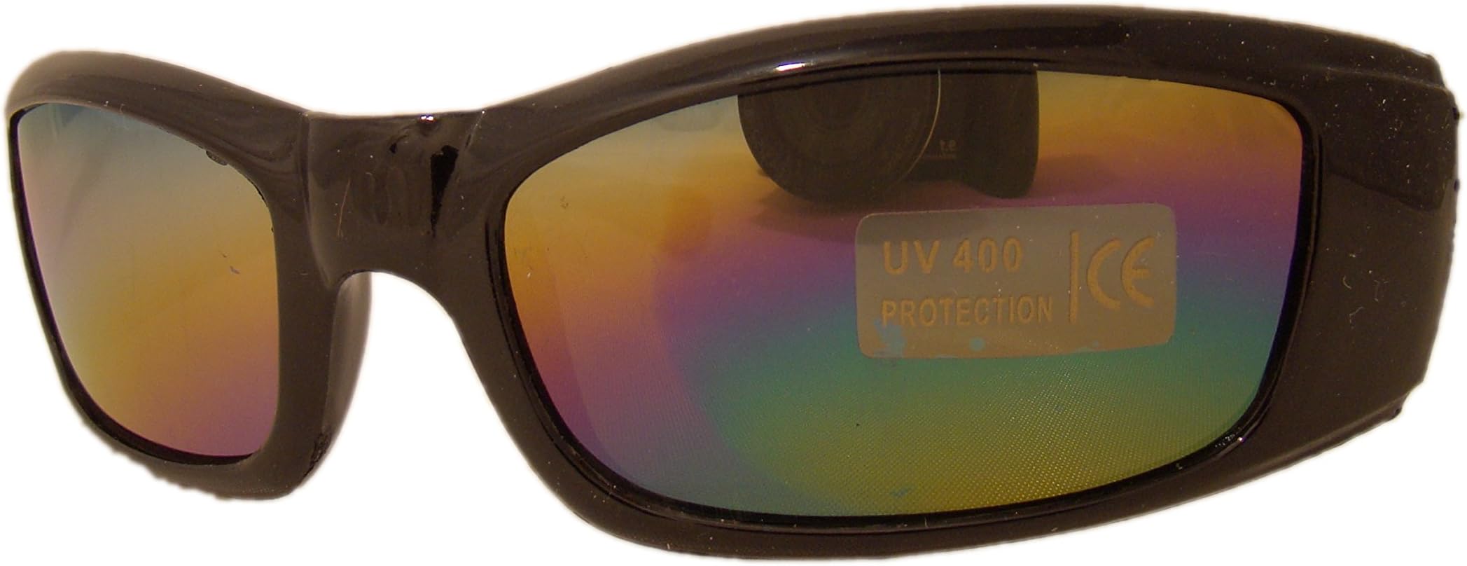 Kids Flamed Sporty Sunglasses With Spectrum Mirrored Lens