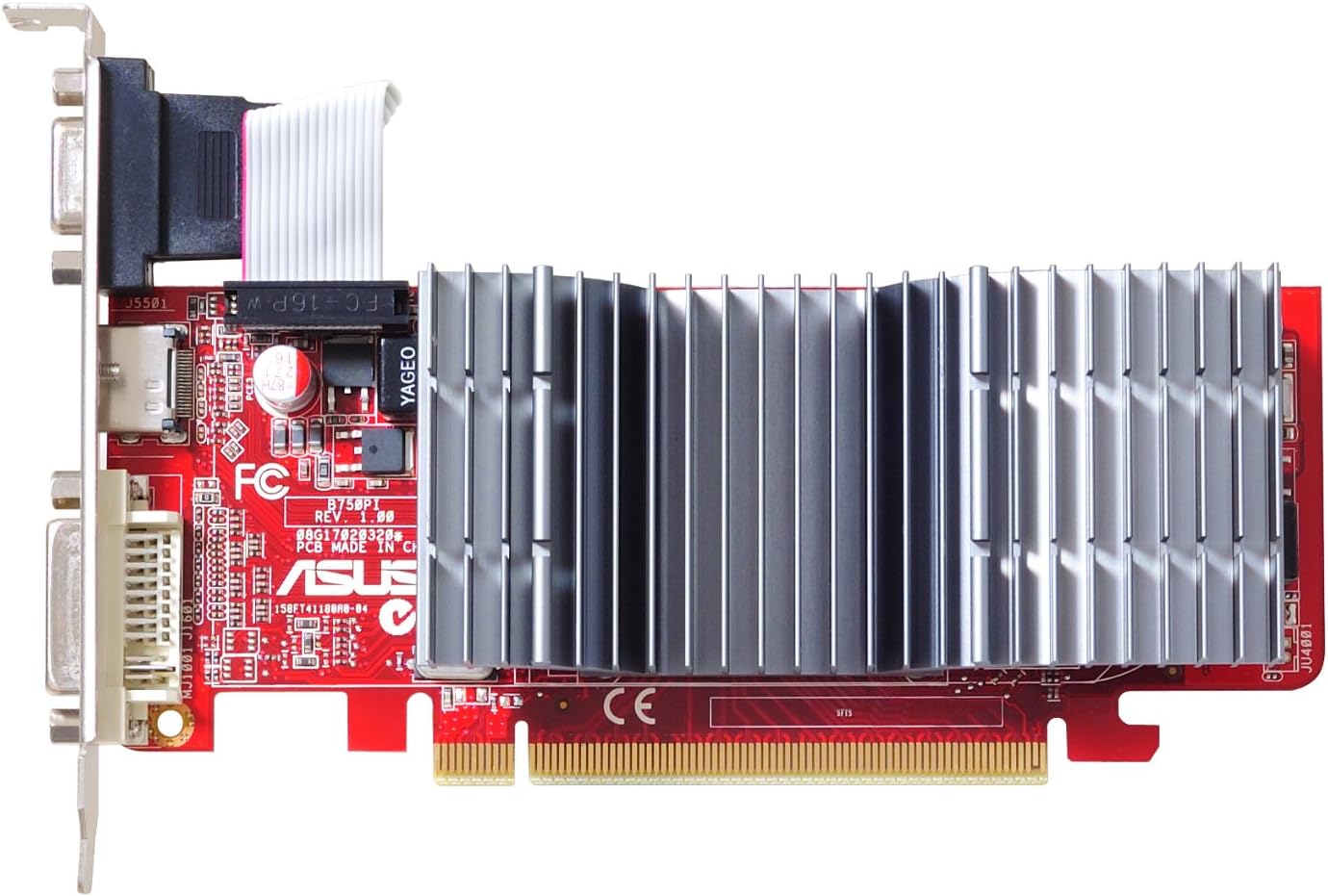 ASUS EAH4350 SILENT/DI/512MD2(LP) GDDR2 - Tarjeta gráfica (GDDR2, 64 ...