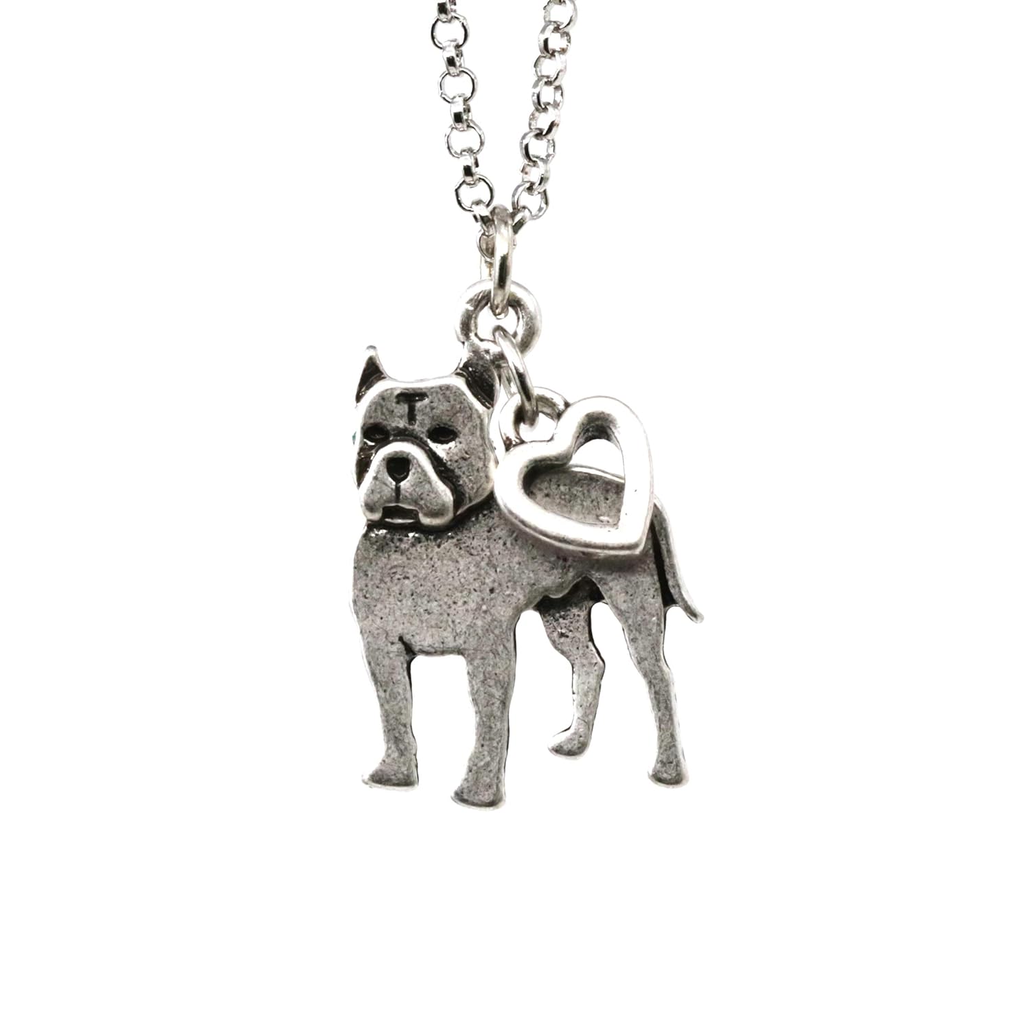 pitbull charm necklace