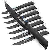 CuoCreate Steak Knives Set of 8, 4.7 Inch Dishwasher Safe Non Serrated Dinner Knives, Razor Sharp for Precise Cutting, Non-Stick Blade & Non Rust, Easy to Maintain Ideal for Home Restaurant Party