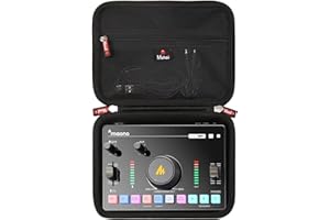Mchoi Hard Storage Case Fits for M-AUDIO M-Track Solo USB Audio/MAONO Streaming Audio Mixer, Case Only