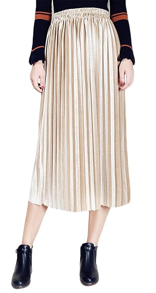 Shoppen Sie Frauen Reizvolle Eleastic Taille Gold Samt Fest Farbe